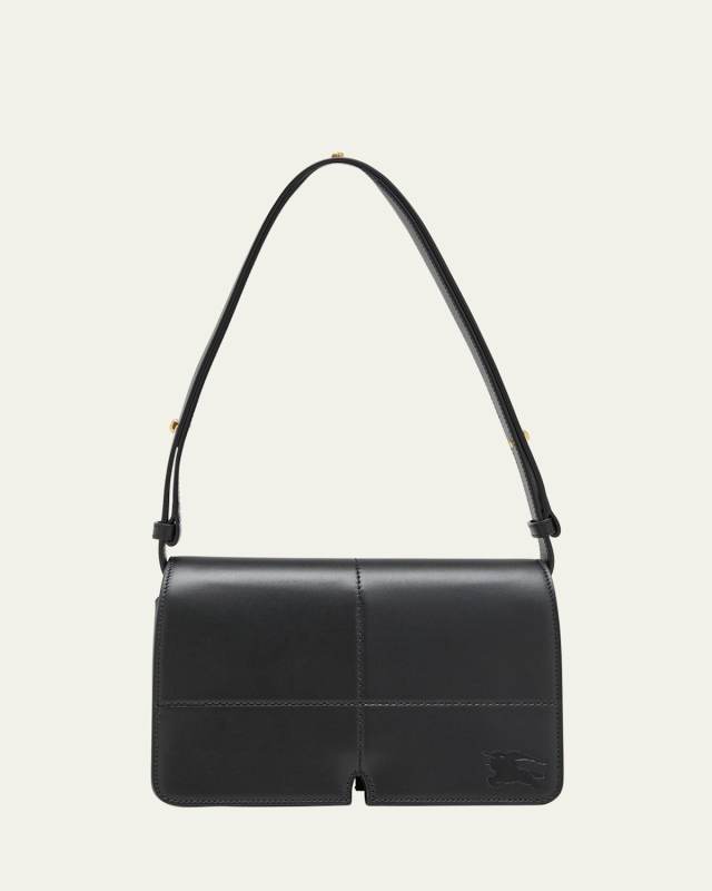 Snip Flap Leather Shoulder Bag